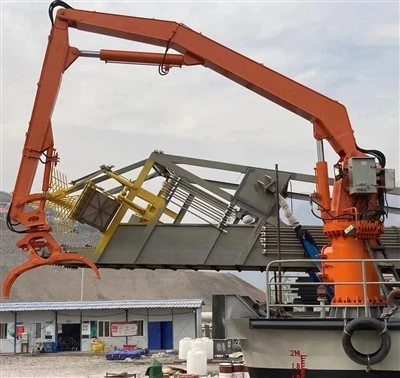 Dredger tal-krejn multifunzjonali anfibju